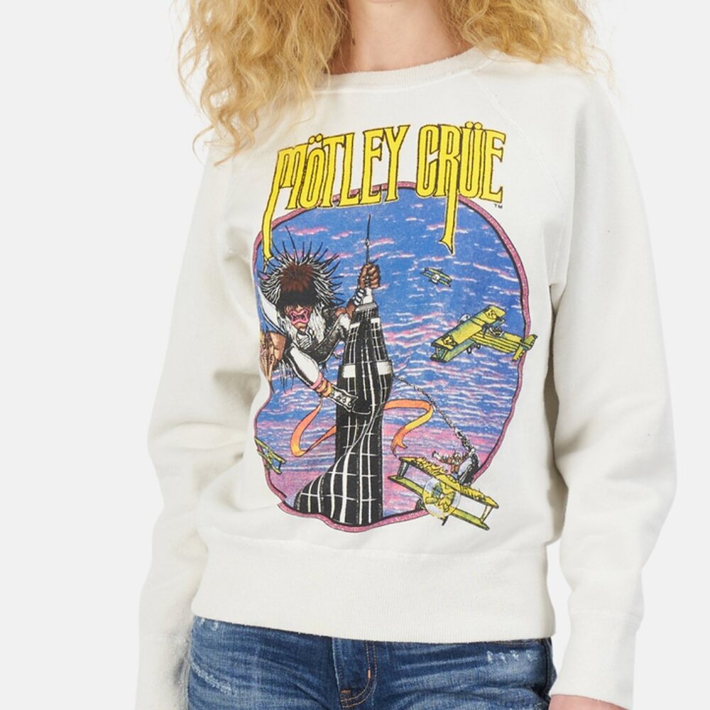 MadeWorn Motley Crue Vintage Crew Sweater (XS)-  Excellent Conditino
